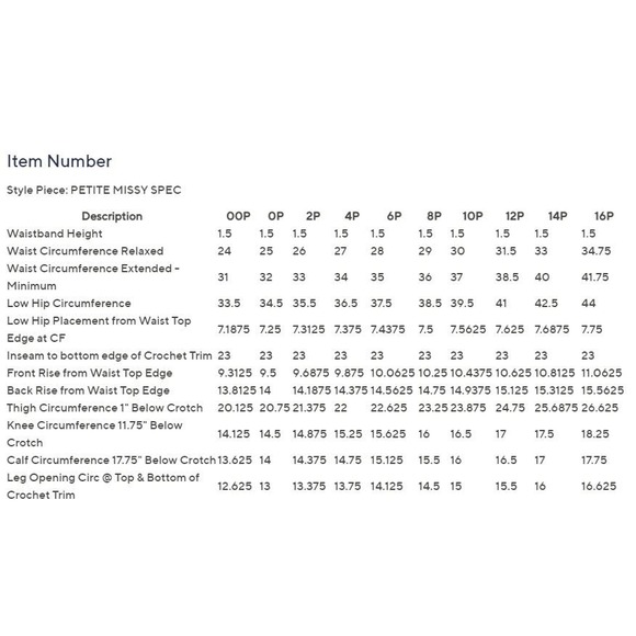 SUSAN GRAVER Ultra Stretch Crop Pant with Crochet Trim Black Petite 8 - Picture 5 of 5